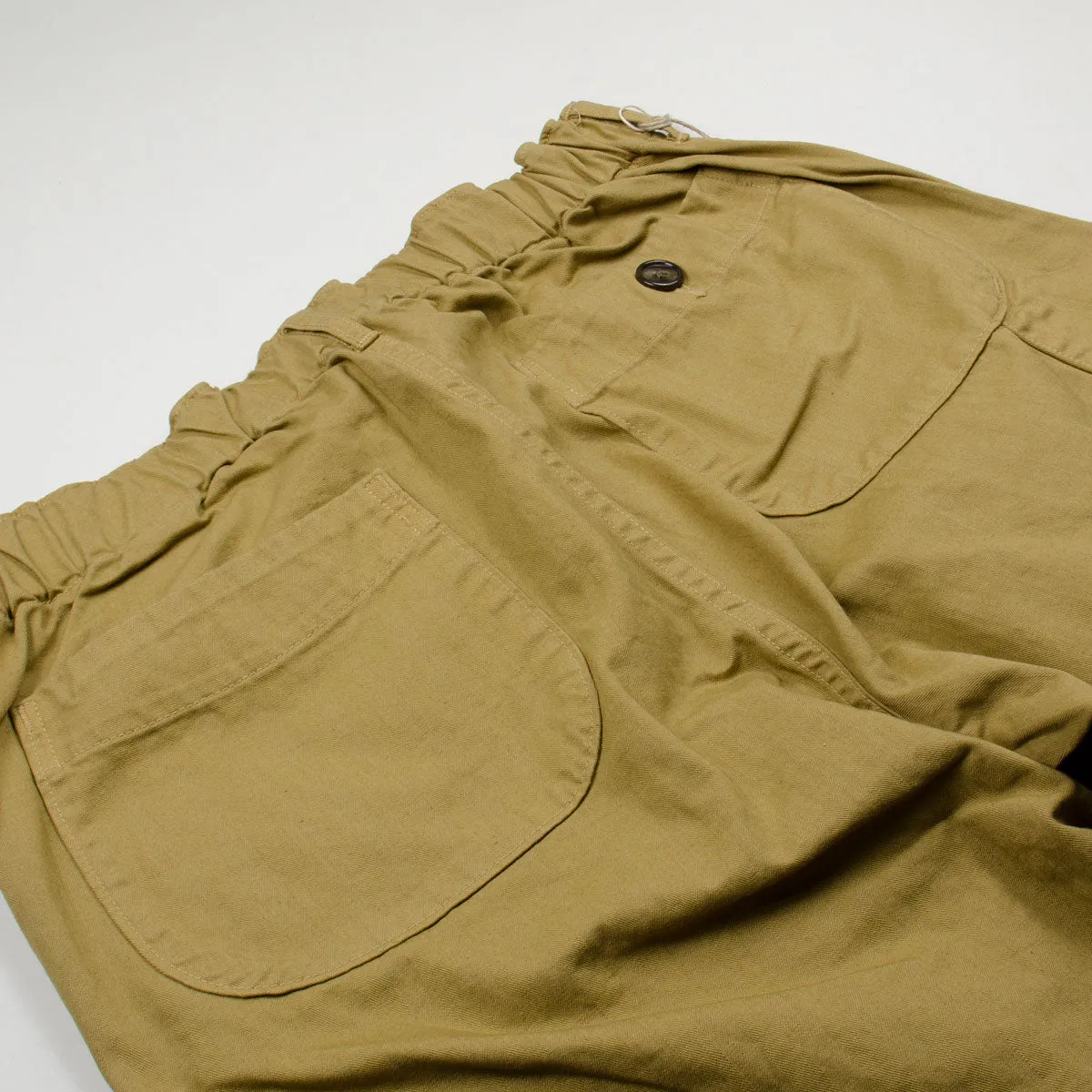 orSlow - French Work Pants - Khaki Herringbone Twill