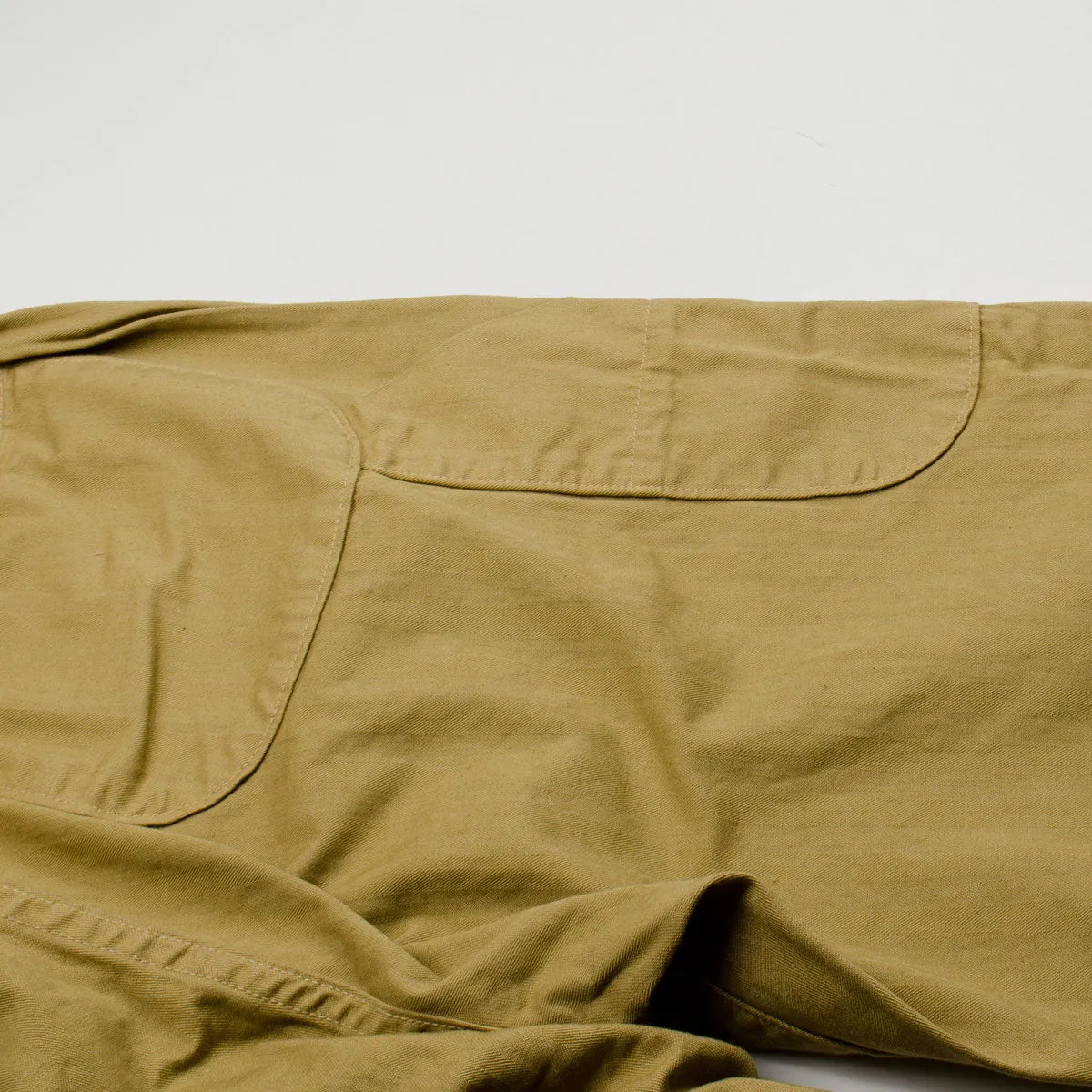 orSlow - French Work Pants - Khaki Herringbone Twill