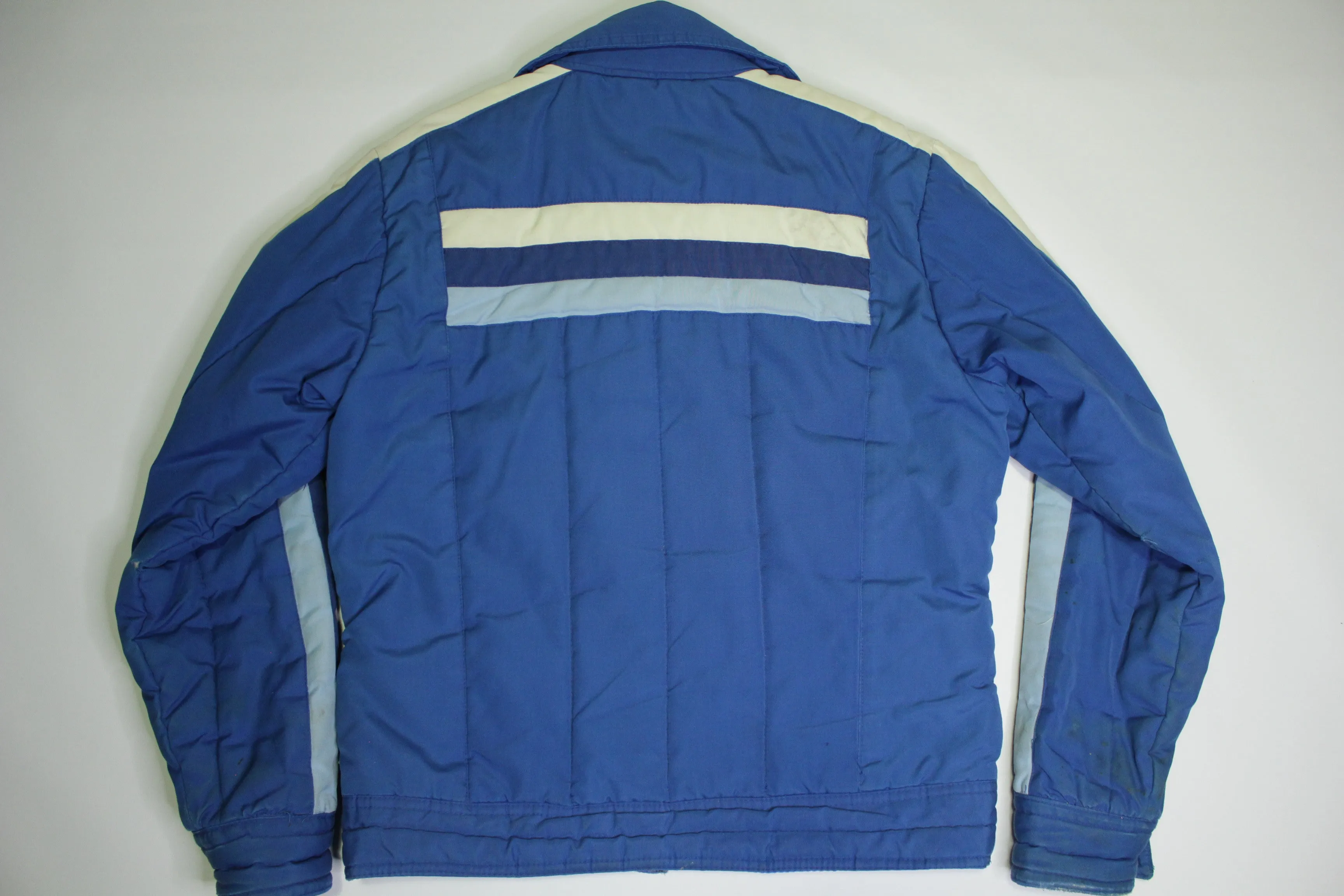 Pacific Trail Sportswear Vintage 80's Puffer Striped Ski Jacket