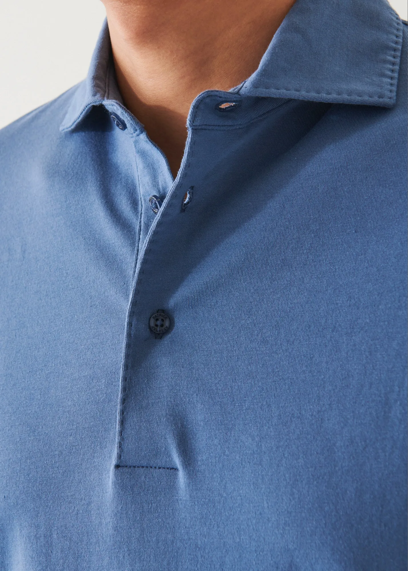 PIMA COTTON STRETCH LONG SLEEVE POLO