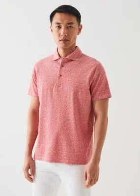 PIMA COTTON STRETCH PRINTED POLO