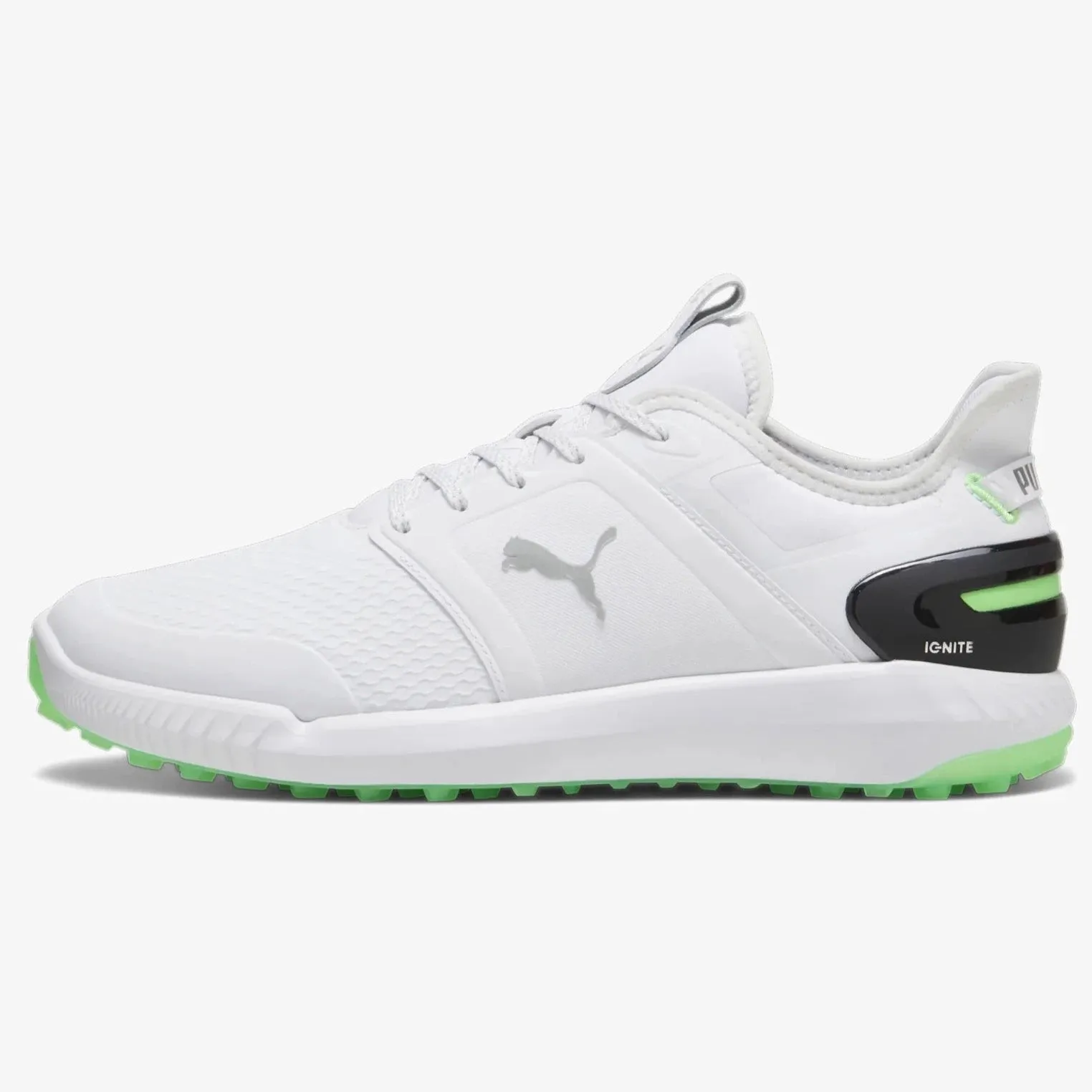 Puma Chaussures de Golf Ignite elevate white fluro green black