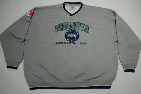 Seattle Seahawks Sweatshirt Shirt Jumper Pullover NFL AFC Vintage 90s Y2K Lee Sport