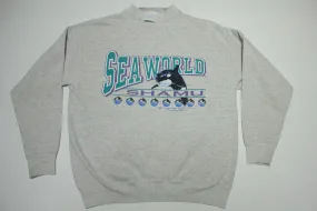 Shamu Sea World San Diego Vintage 90's Tultex Crewneck Sweatshirt