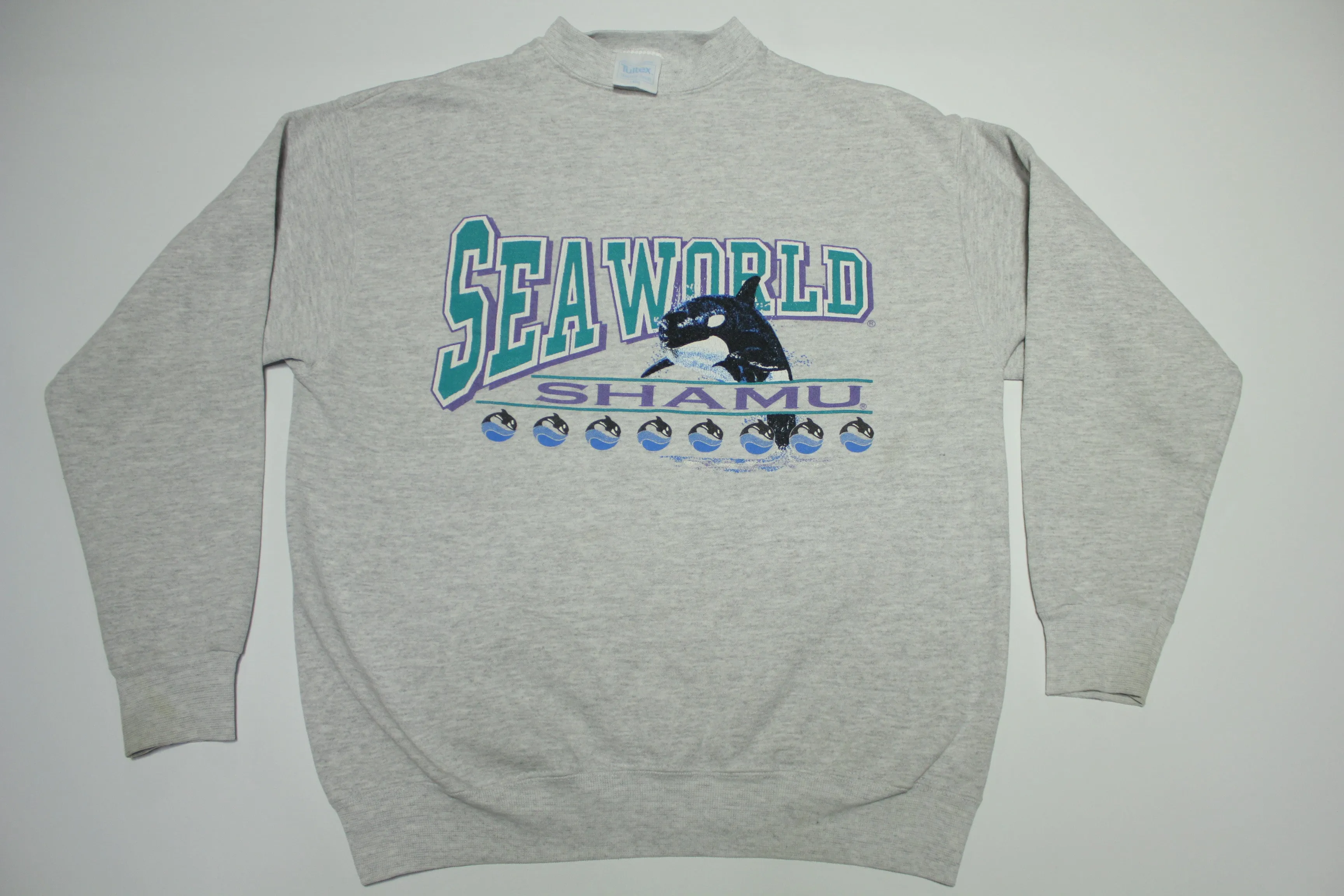 Shamu Sea World San Diego Vintage 90's Tultex Crewneck Sweatshirt