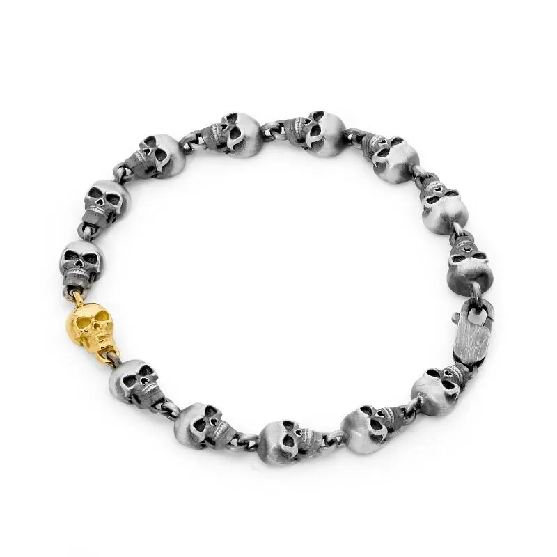 Skull Link Bracelet