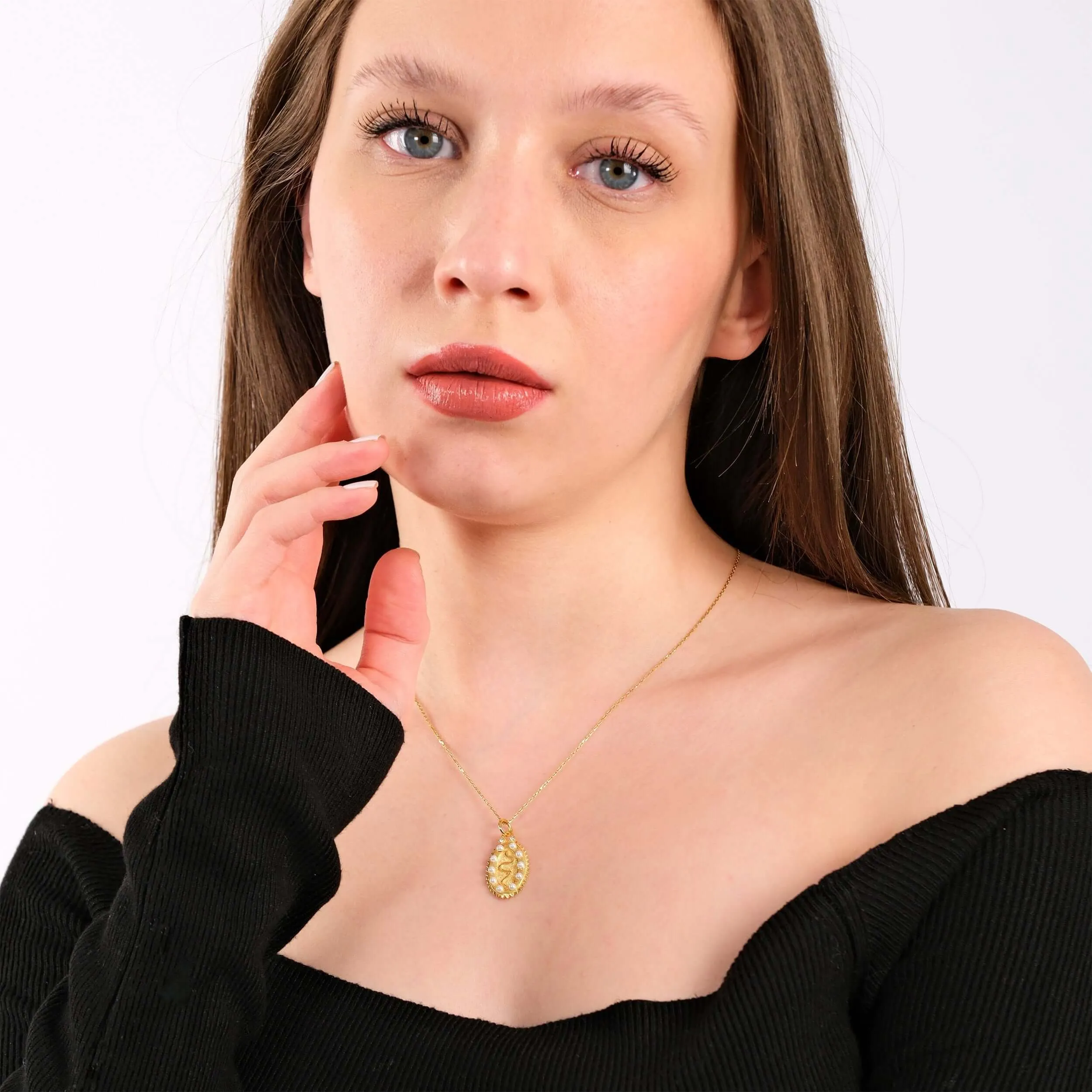 Snake Necklace| 14K Gold Vermeil