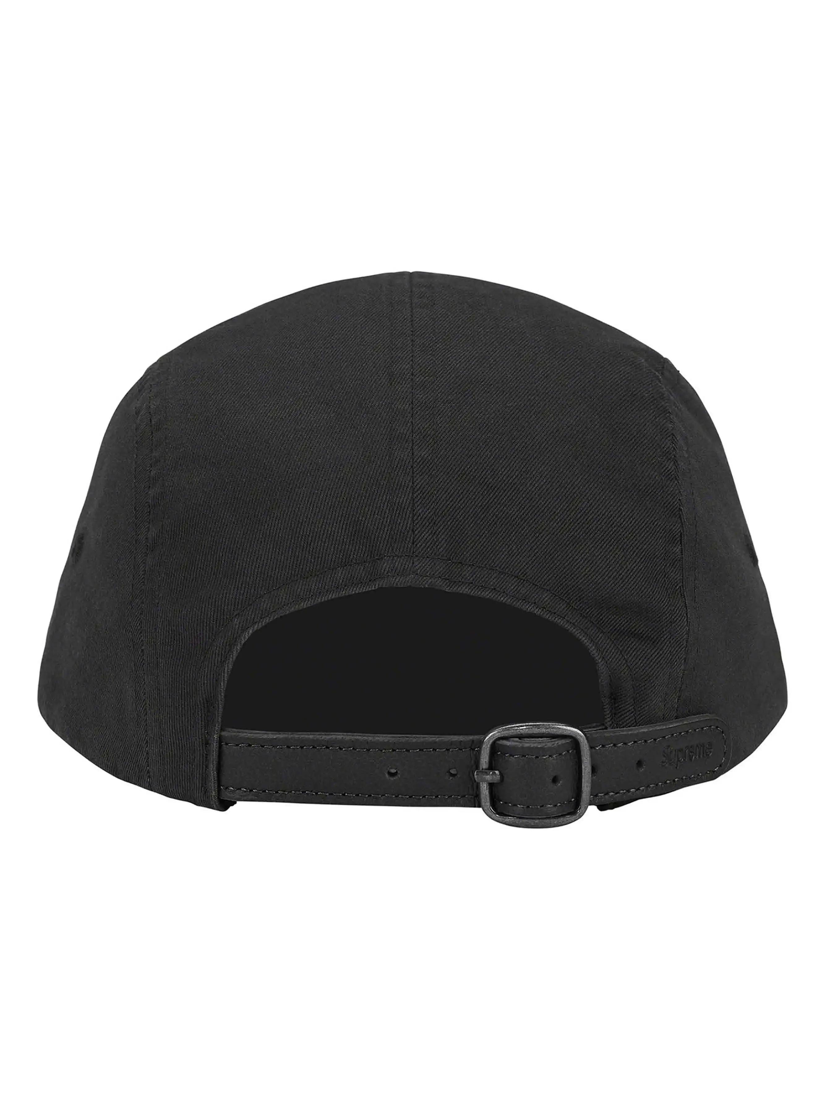 Supreme Washed Chino Twill Camp Cap Black (FW22)