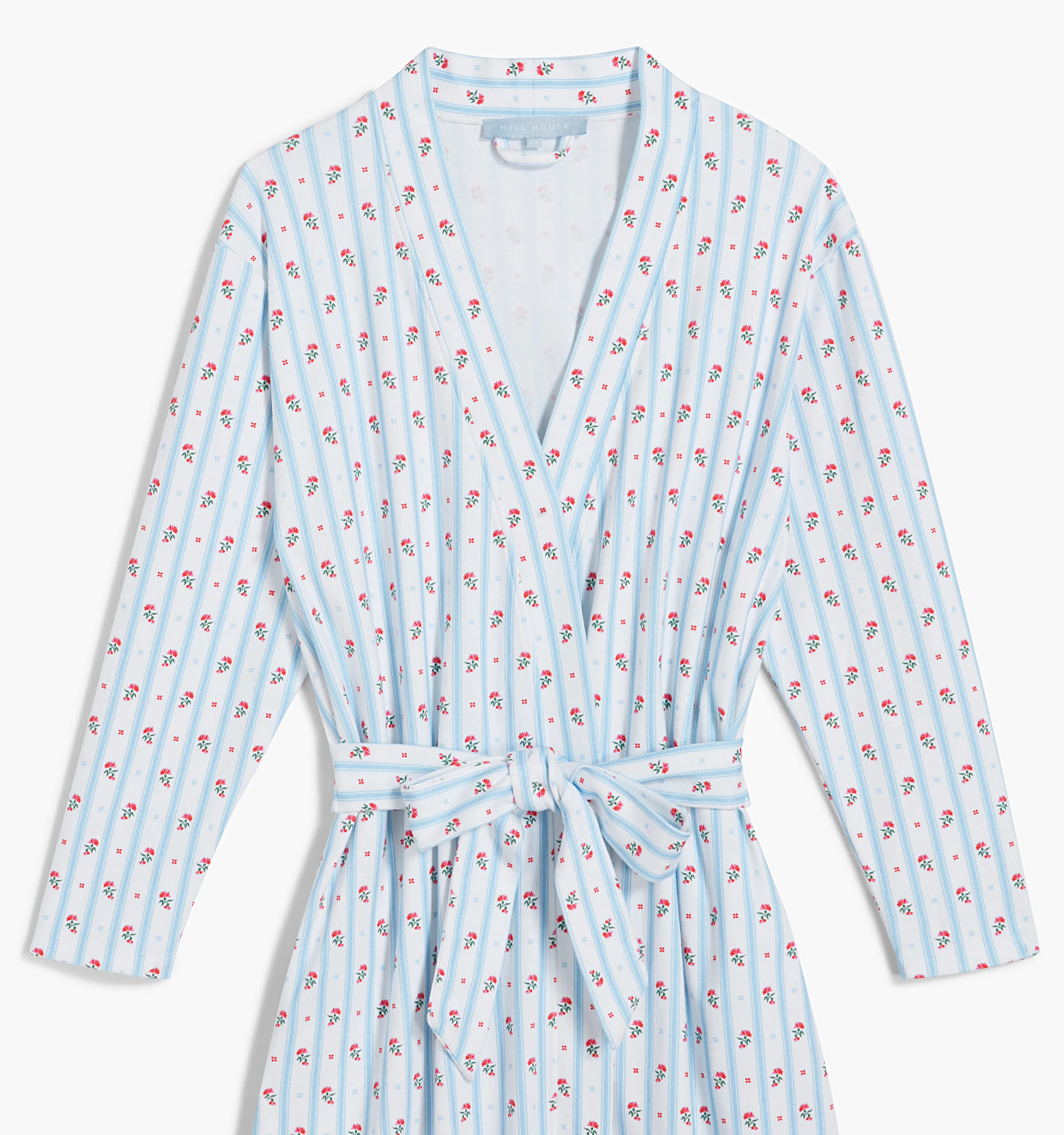 The Drew Robe - Floral Stripe