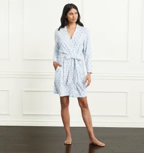 The Drew Robe - Floral Stripe