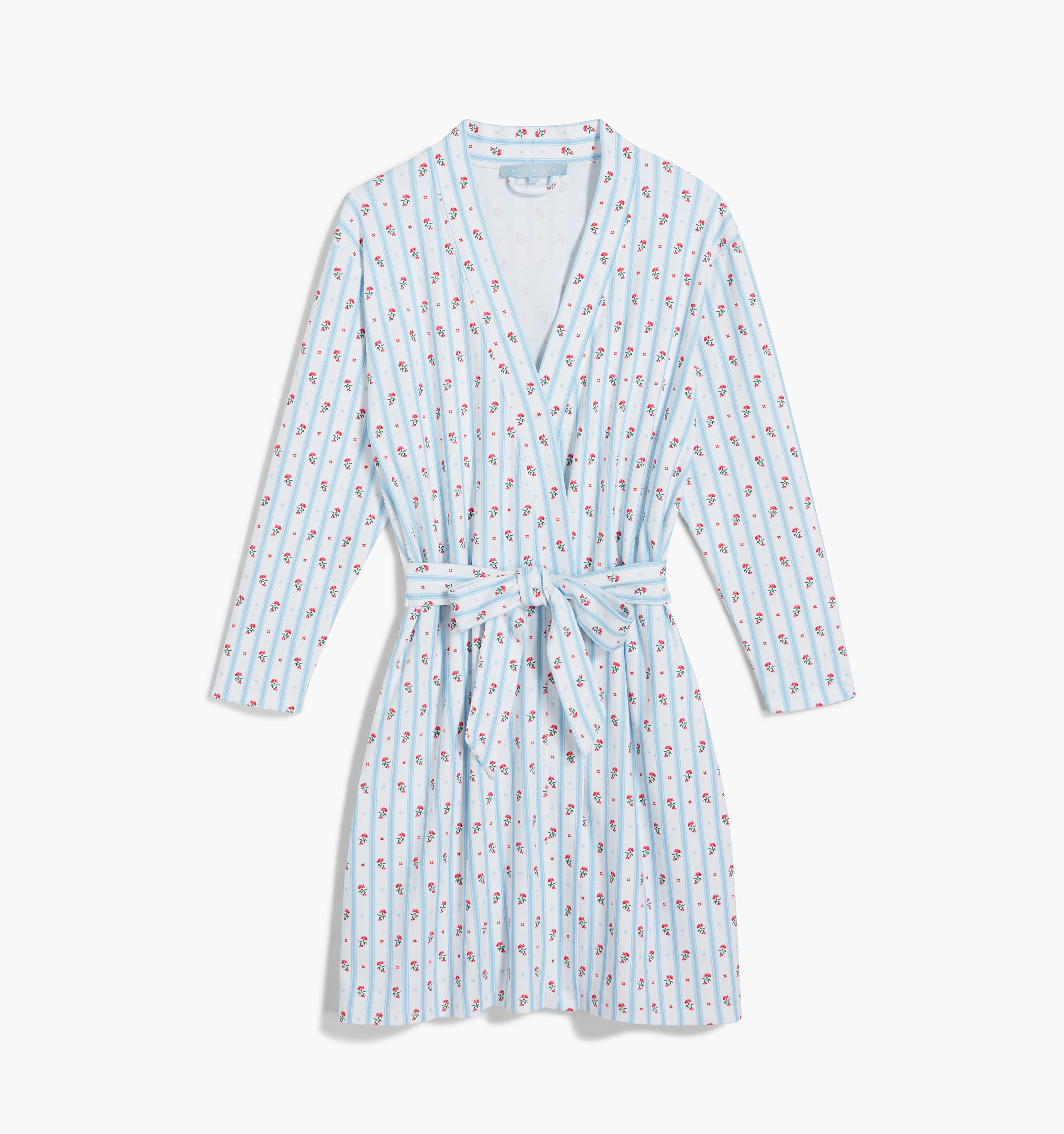 The Drew Robe - Floral Stripe