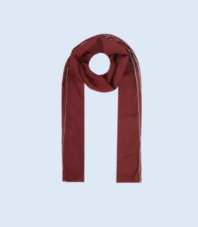 WA0843-RED-Scarf For Women