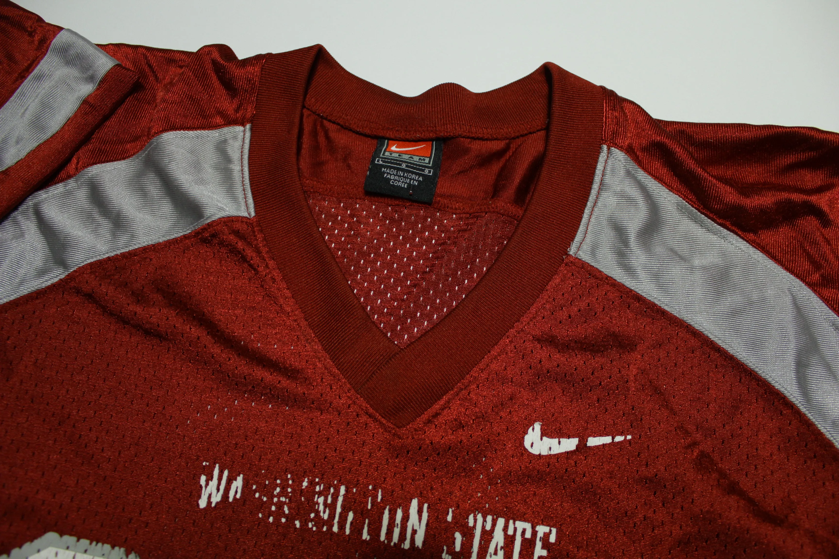 WSU Washington State Cougars Vintage Y2K #83 Nike Team Crimson Football Jersey