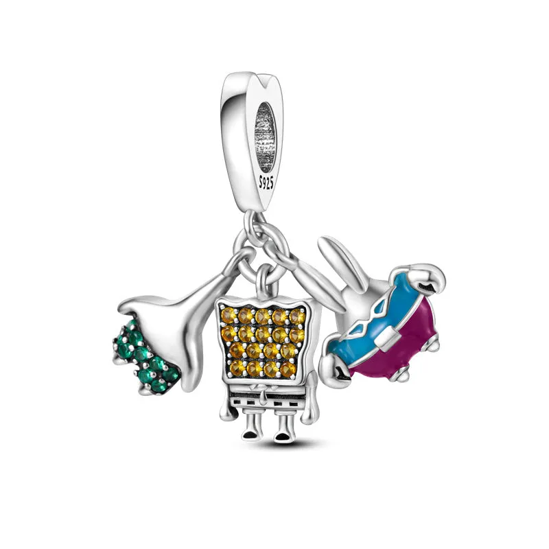 Zircon Silver Pandora Charms For Women